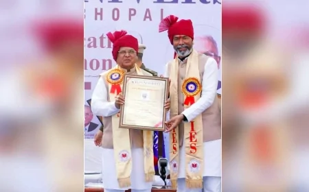 जल योद्धा पद्मश्री उमाशंकर पांडे को मिली डी. लिट् की मानद उपाधि