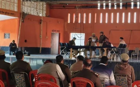 मौनी अमावस्या मेला को सकुशल संपन्न कराने को लेकर की ब्रीफिंग