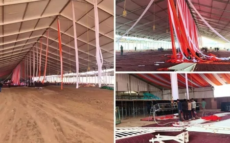 बांदा में हनुमंत कथा को लेकर तैयारियां अंतिम चरण में, धीरेंद्र शास्त्री महाराज करेंगे कथा वाचन