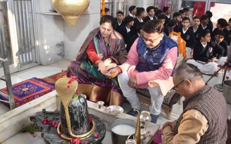 जानकीकुण्ड में रामरत्नेश्वर महादेव का चतुर्थ पाटोत्सव श्रद्धा और भक्ति के साथ संपन्न