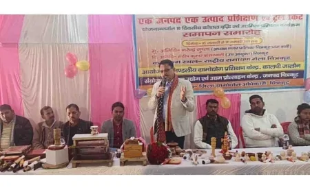 काष्ठ कला और लकड़ी के खिलौने का दस दिवसीय प्रशिक्षण का हुआ समापन