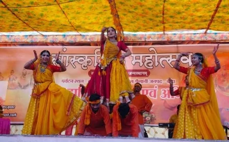 वसुधरी लसड़ा में वेदव्यास जन्मस्थली पर विशाल मेला एवं सांस्कृतिक महोत्सव, दूसरे दिन साध्वी निरंजन ज्योति का ओजस्वी उद्बोधन