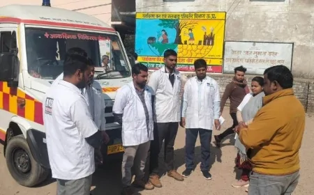 सीएचसी में 108 एम्बुलेंस कर्मियों का प्रशिक्षण, "समय पर सेवा देना हमारी सर्वोच्च जिम्मेदारी"का लिया संकल्प