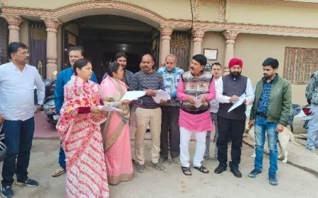 भाजपा द्वारा एसआईआर के तहत विशेष अभियान की शुरुआत, कार्यकर्ताओं ने मतदाताओं से संबंधित फार्म भरवाएं