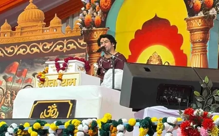 बागेश्वरधाम पीठाधीश्वर ने की केन जल महाआरती की सराहना, जनसहभागिता बढ़ाने का दिया संदेश