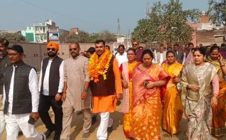 भूमि विकास बैंक के अध्यक्ष पद के लिए भाजपा प्रत्याशी ने किया नामांकन