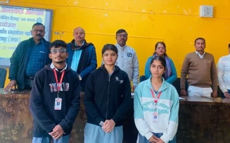 सड़क सुरक्षा जागरुकता पर हुई प्रतियोगिताएं