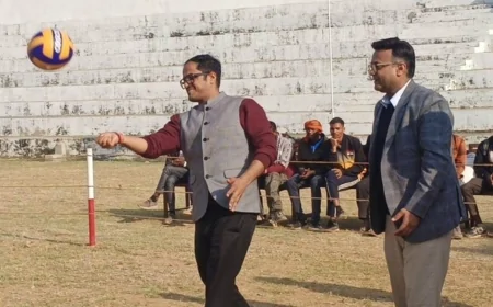 सदगुरु अंतर्राज्यीय वॉलीबॉल टूर्नामेंट का भव्य शुभारंभ