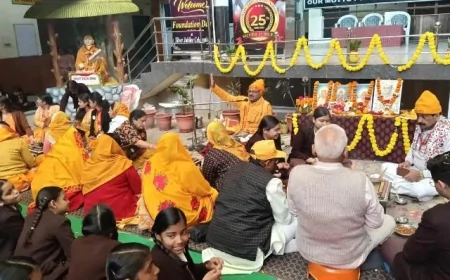 संत तुलसी पब्लिक स्कूल में बसंत पंचमी व नेताजी सुभाष चंद्र बोस जयंती धूमधाम से मनाई गई