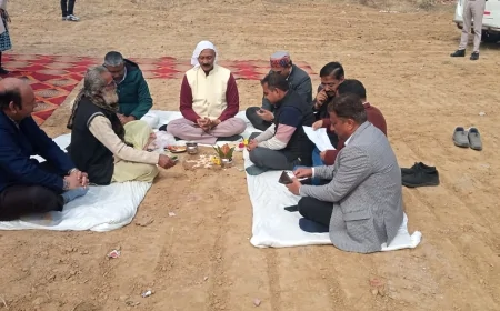 बाँदा कृषि विश्वविद्यालय में 100 बेड के नवीन महिला छात्रावास का भूमि पूजन सम्पन्न