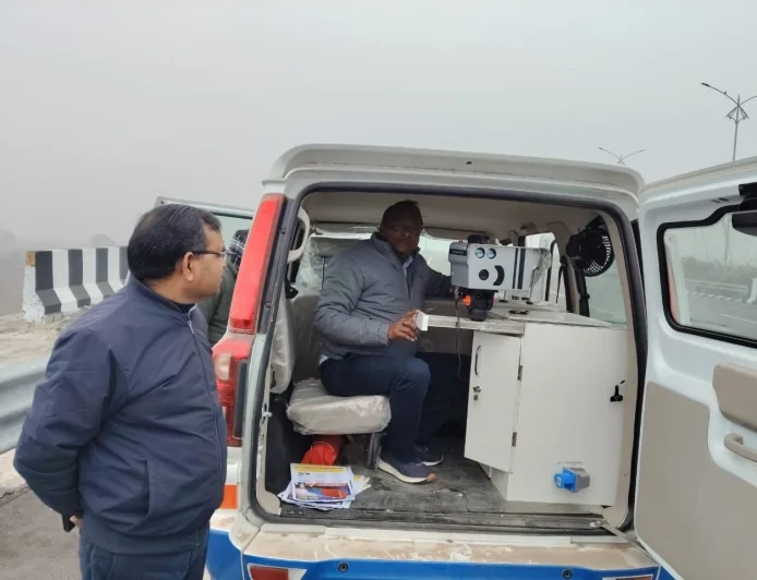 स्पीड गन से ऑटो चालान शुरू, बांदा को मिले दो इंटरसेप्टर वाहन