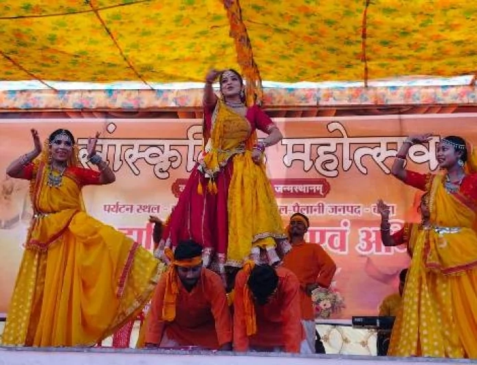 वसुधरी लसड़ा में वेदव्यास जन्मस्थली पर विशाल मेला एवं सांस्कृतिक महोत्सव, दूसरे दिन साध्वी निरंजन ज्योति का ओजस्वी उद्बोधन