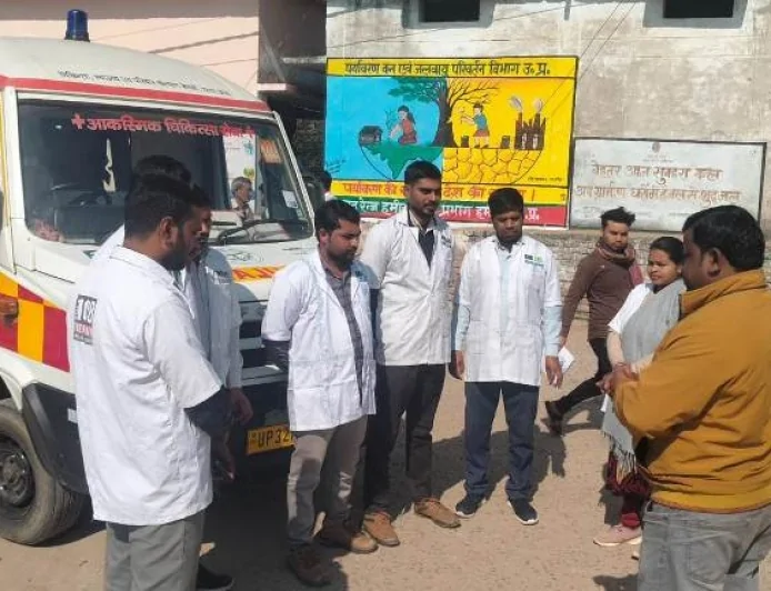 सीएचसी में 108 एम्बुलेंस कर्मियों का प्रशिक्षण, "समय पर सेवा देना हमारी सर्वोच्च जिम्मेदारी"का लिया संकल्प
