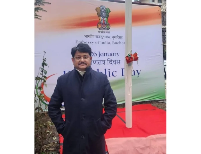 बुखारेस्ट में लहराया तिरंगा, संयुक्त भारतीय दूतावास में धूमधाम से मना 77वां गणतंत्र दिवस