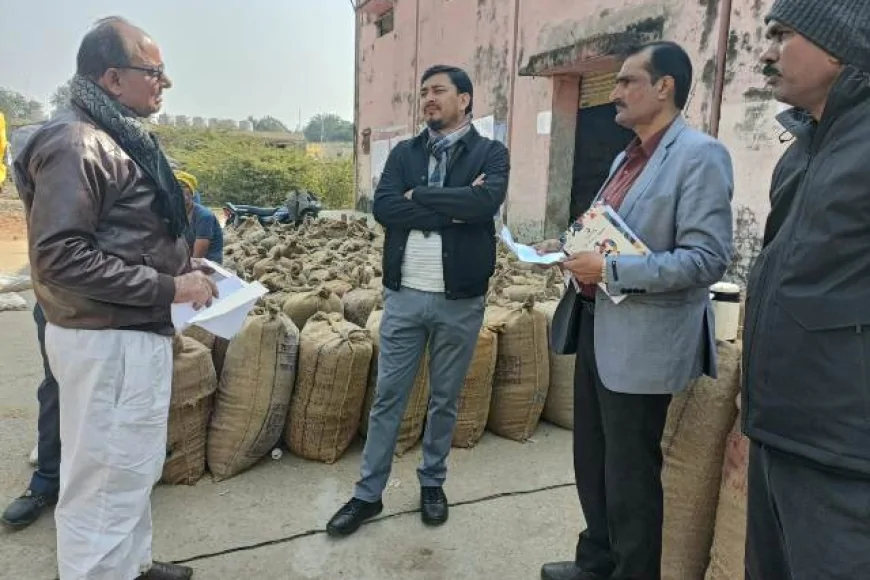 एडीएम वित्त एवं राजस्व ने धान क्रय केंद्रों का किया निरीक्षण, किसानों को समय से भुगतान के सख्त निर्देश
