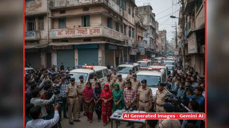 UP : प्रयागराज में बड़े देह व्यापार गिरोह का पर्दाफाश