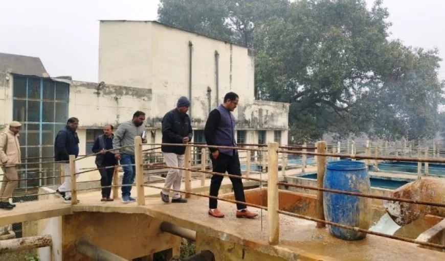 जल शोधन संयंत्र परिसर में साफ-सफाई की समुचित व्यवस्था सुनिश्चित करायें : डीएम