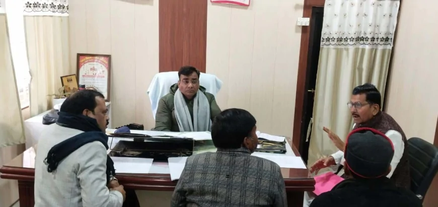 रामायण मेला परिसर के सुदृढ़ीकरण एवं उन्नयन को लेकर हुई बैठक