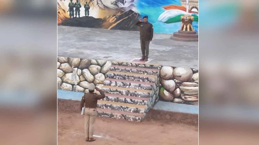 अपर एसपी ने परेड का किया निरीक्षण