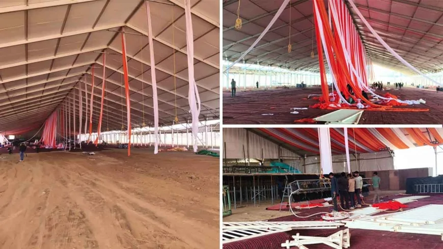 बांदा में हनुमंत कथा को लेकर तैयारियां अंतिम चरण में, धीरेंद्र शास्त्री महाराज करेंगे कथा वाचन