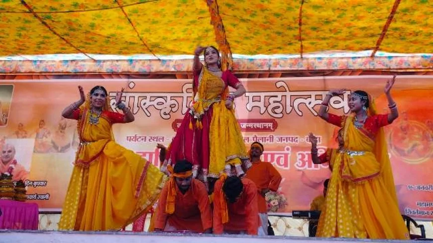 वसुधरी लसड़ा में वेदव्यास जन्मस्थली पर विशाल मेला एवं सांस्कृतिक महोत्सव, दूसरे दिन साध्वी निरंजन ज्योति का ओजस्वी उद्बोधन