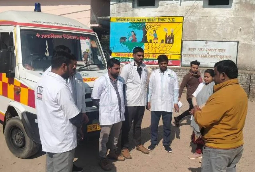 सीएचसी में 108 एम्बुलेंस कर्मियों का प्रशिक्षण, "समय पर सेवा देना हमारी सर्वोच्च जिम्मेदारी"का लिया संकल्प