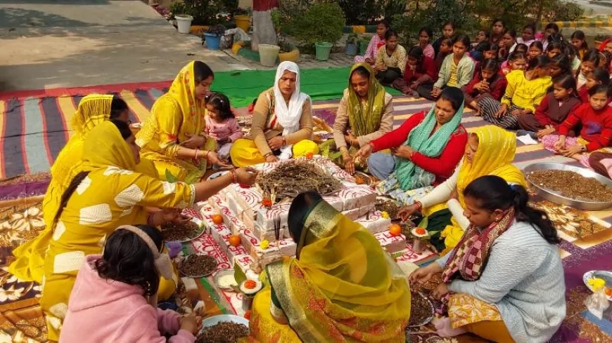 कस्तूरबा गांधी आवासीय बालिका विद्यालय में बसंत पंचमी व नेताजी सुभाष चंद्र बोस जयंती मनाई गई