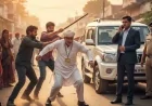एसडीएम की मौजूदगी मे दबंगो ने रिटायर्ड नायब तहसीलदार को दौडा कर पीटा