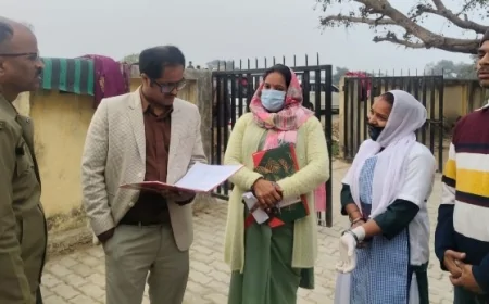 डीएम ने टीएचआर प्लांट का किया निरीक्षण