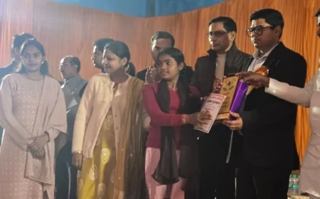 राष्ट्रीय विज्ञान अविष्कार प्रतियोगिता में क्षेत्र की छात्रा ने पाया दूसरा स्थान