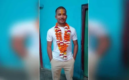 भौली गांव के युवक का CISF में चयन, ट्रेनिंग के लिए राजस्थान रवाना