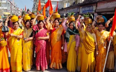 विराट हिंदू सम्मेलन आयोजित, निकाली गई कलश यात्रा