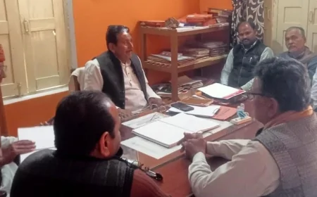 बैठक कर रामायण मेला की व्यवस्थाओं की सौपी गई जिम्मेदारी