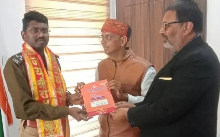 कमिश्नर-डीआईजी से मिले कार्यकारी अध्यक्ष प्रशांत करवरिया