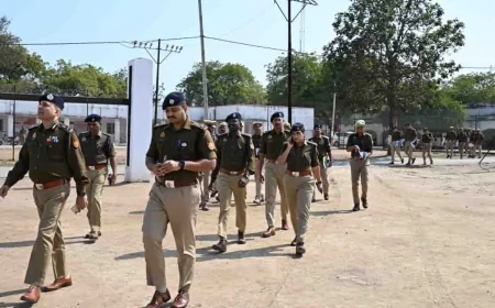 एडीजी प्रयागराज जोन ने पुलिस लाइन बाँदा का किया निरीक्षण, अपराध नियंत्रण व त्योहारों की सुरक्षा पर दिए सख्त निर्देश