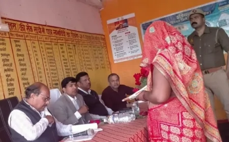 सीडीओ ने ग्राम चौपाल में ग्रामीणों की सुनी समस्याएं