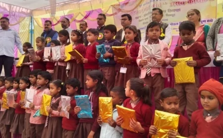 हमारा आंगन, हमारे बच्चे कार्यक्रम में बच्चों ने दिखाई प्रतिभा