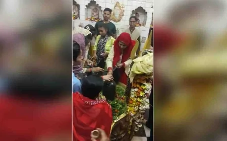 चौपरेश्वर महाराज का माता पार्वती के साथ सम्पन्न किया गया विवाह