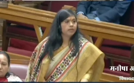 विधायक मनीषा अनुरागी ने सदन में रखी क्षेत्र के विकास की बात