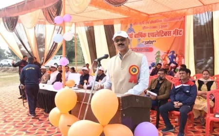 बांदा कृषि एवं प्रौद्योगिक विश्वविद्यालय में द्वि-दिवसीय एथलेटिक मीट ‘उमंग’ का भव्य शुभारंभ