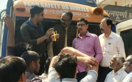 सहायक आयुक्त के नेतृत्व मेें खाद्य टीम ने भरे सैम्पल