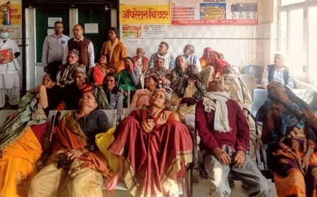 नेत्र विशेषज्ञों ने एक दिन में किए 25 ऑपरेशन