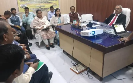 जनपद न्यायाधीश की अध्यक्षता में पंचम चरण की बैठक सम्पन्न