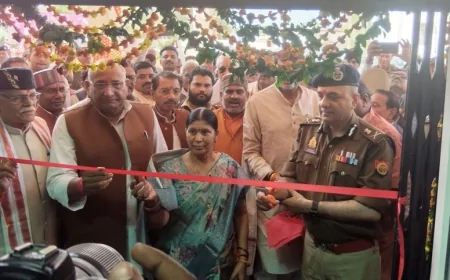 भरतकूप थाने का एडीजी ने किया लोकार्पण