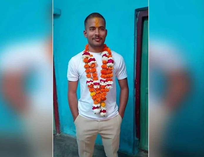 भौली गांव के युवक का CISF में चयन, ट्रेनिंग के लिए राजस्थान रवाना