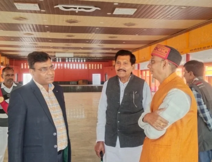 नोडल अधिकारी ने रामायण मेला परिसर का निरीक्षण कर देखी व्यवस्थाएं