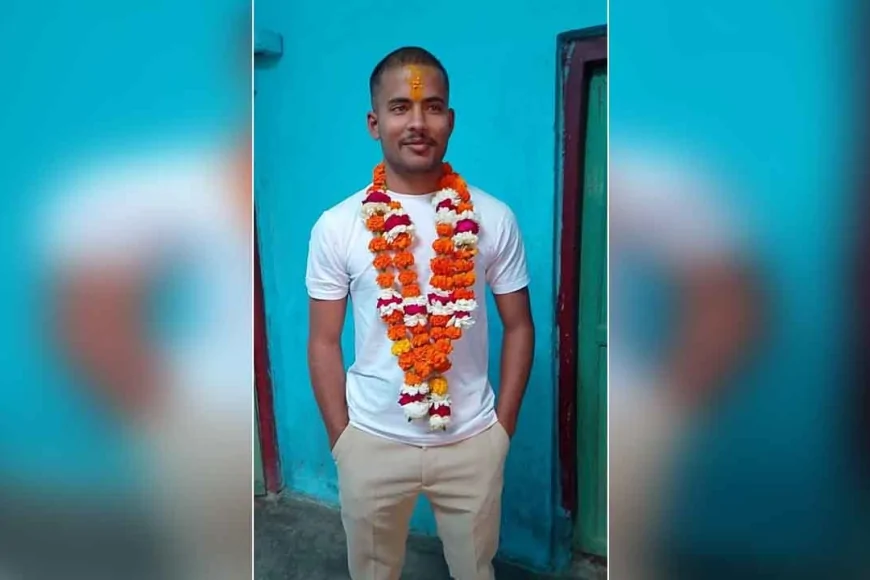 भौली गांव के युवक का CISF में चयन, ट्रेनिंग के लिए राजस्थान रवाना