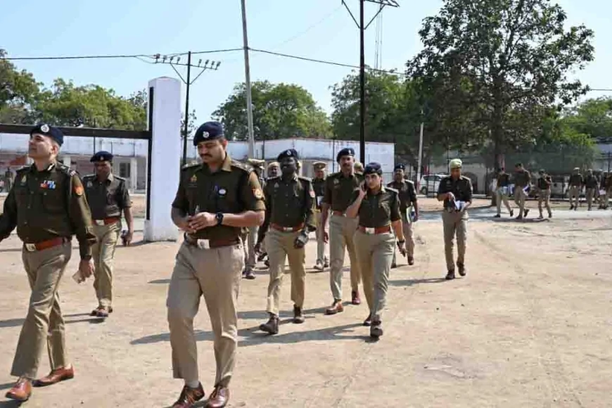 एडीजी प्रयागराज जोन ने पुलिस लाइन बाँदा का किया निरीक्षण, अपराध नियंत्रण व त्योहारों की सुरक्षा पर दिए सख्त निर्देश