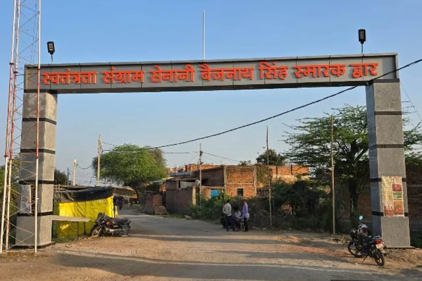 स्वतंत्रता सेनानी बैजनाथ सिंह स्मारक द्वार का होगा अनावरण