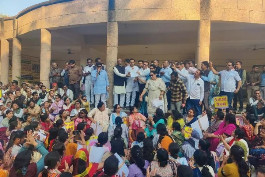 उपजिलाधिकारी पैलानी की कार्यवाही पर भड़का शिक्षक संघ